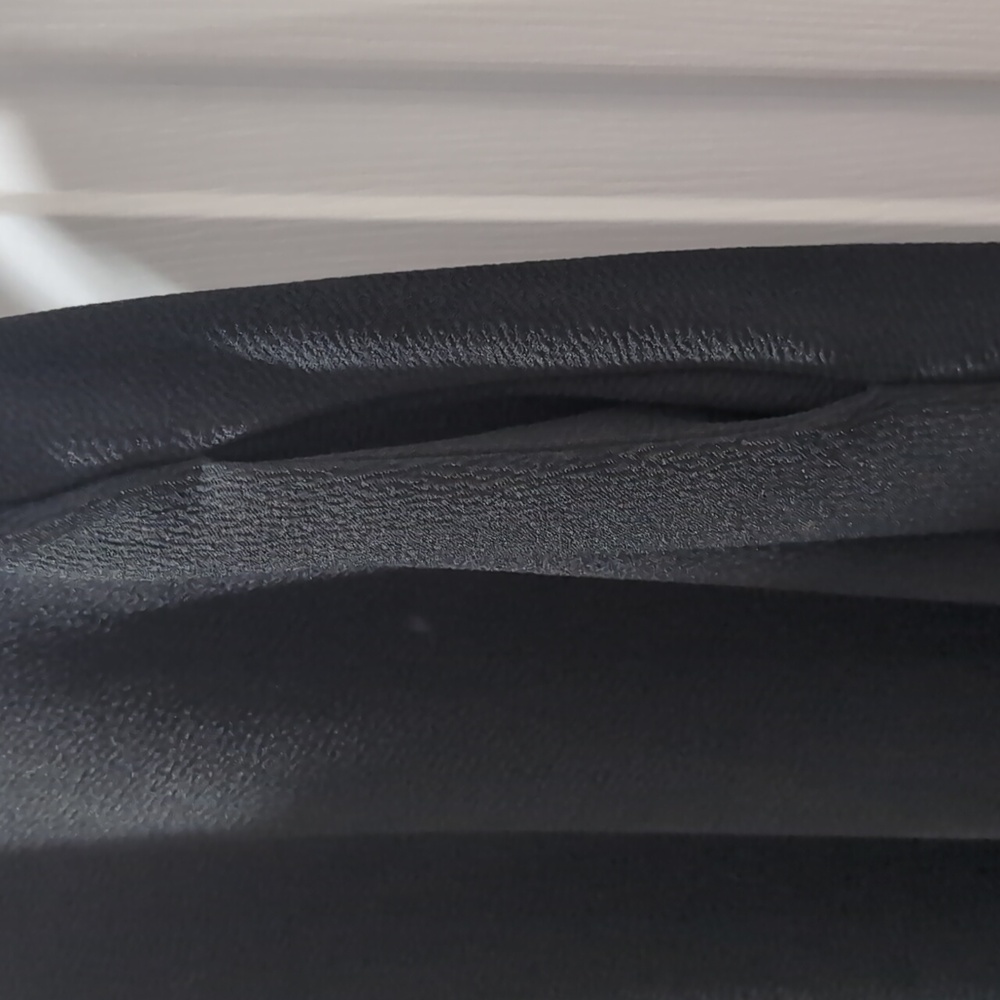 Flared Black Midi Skirt With Pockets - Picture 5 of 6